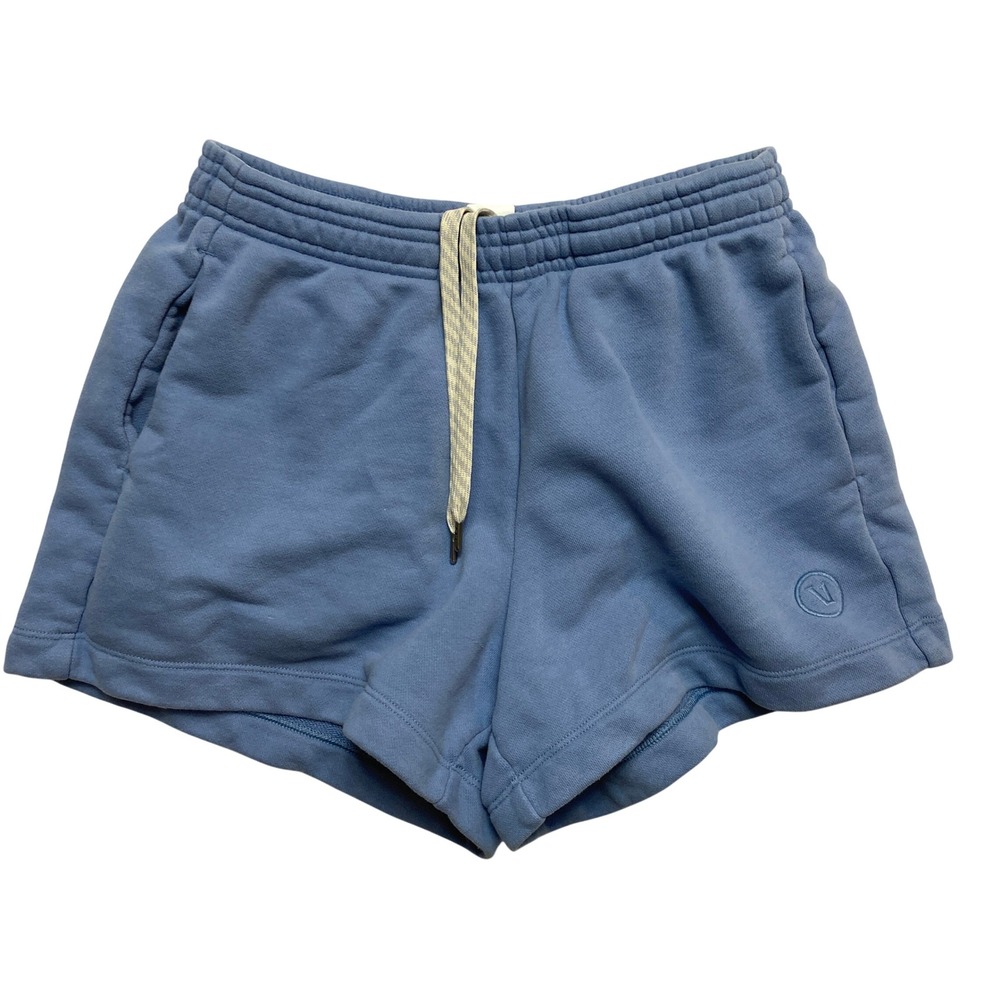 Vuori Shorts Womens XS Blue Halo Essential Sweat Short Embroidered Logo